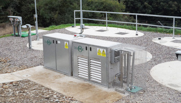 Commercial wastewater treatment system